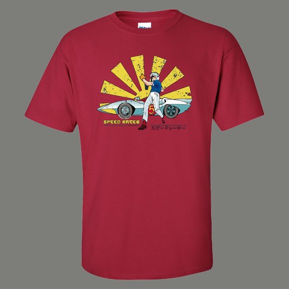 Classic Japanese Anime Speed Racer Shirt - Picture 3 of 9